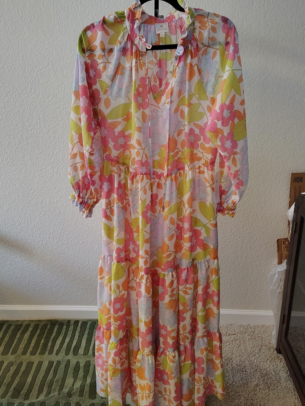 Nwt Tuckernuck  J. Marie  Maxi Dress, Size XS Sundress Summer - Picture 3 of 9